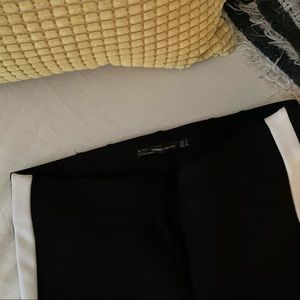Zara striped leggings